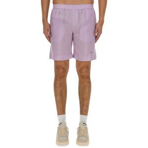 Msgm Men Short With Logo